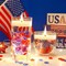 300-Piece 4th of July Table Scatter – Patriotic Red, White & Blue Acrylic Star Gems for Vase Fillers, DIY Crafts, Memorial Day, Birthday & Independence Day Decorations